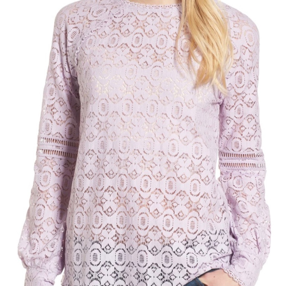 Light purple lace top